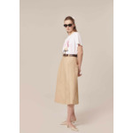 T-Shirt Taraflowers-Blanc en Coton
