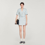 Veste courte en tweed