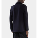 Caban Style Officier Bleu Marine Homme