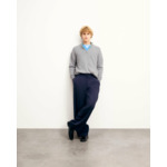 Pull Col Camionneur Zip Contraste