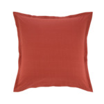 Desforges - Taie d'oreiller en percale de coton vert, Alcove