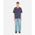 Chemise Imprimée Manches Courtes Homme