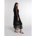 Robe longue à sequins