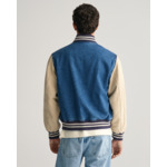 Denim Varsity Jacket