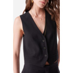 Gilet De Costume Benson En Viscose Mélangée