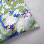 Kenzo - Housse de couette en satin multicouleurs, K Anémone