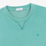 Sweat col rond Sam bleu canard