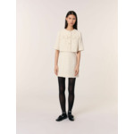 Robe courte 2-en-1 en tweed