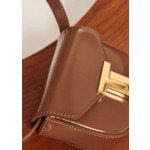 Sac Mini-Taupe en Cuir