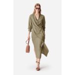 Robe Dolmen En Viscose Mélangée