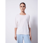 Pull cachemire col rond manches ¾ Emilia LYS