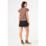 Women T-shirt Brown