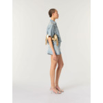 Chemise en denim à studs