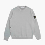 Stone Island Crewneck - Snap Pocket - Grey