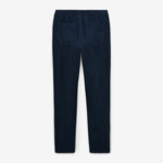 Pantalon 738 en lin bleu foncé