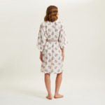 Laurence Tavernier - Kimono court en satin de viscose, Tabarca