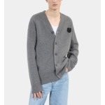 Cardigan En Laine Grise Homme