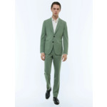 Veste droite en toile de coton