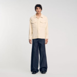 Surchemise en velours côtelé