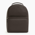 Sac à dos zippé Charles en cuir grainé effet buffle