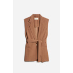 Veste Sans Manche Christen En Cuir de Mouton