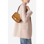 Petit Sac À Rabat Romy En Suede Et Cuir Lisse