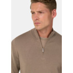 Pull Demi Zip En Laine Mérinos