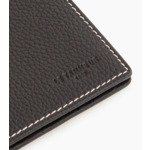 Porte cartes moyen modèle Charles en cuir grainé