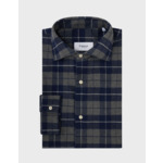 Chemise Aristote à carreaux marine