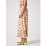 Jupe satiné Sharona LEOPARD
