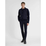 Cardigan Emanuel en laine et coton marine