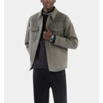 Blouson Style Surchemise Pied De Poule Marron Et Écru Homme