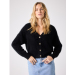 Cardigan en cachemire Hazel NOIR