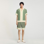 Chemise imprimée à manches courtes