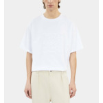 T-Shirt Blanc Avec Broderie Logo Homme