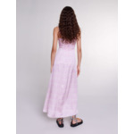 Robe longue imprimée ajourée