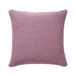 Yves Delorme - Housse de coussin en lin orange, Pigment