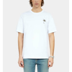 T-Shirt Blanc Avec Broderie Palm Tree Homme