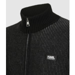 STACK PATCH ZIP CARDIGAN