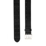Ceinture en cuir avec triple boucle à ardillon