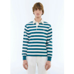Polo rugby en jersey de coton à rayures