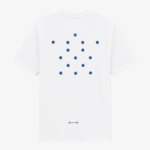 T-shirt Theodort blanc imprimé dos