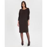 Robe Maille Rendy Chocolat en Polyamide