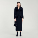 Veste courte en tweed