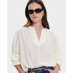 Blouse Bangkok Ecru en Soie