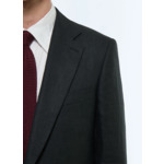 Veste ajustée en toile de lin