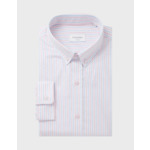 Chemise Gaspard rayée bleue et rose