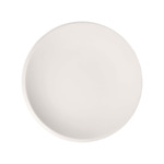 NewMoon - Assiette plate, blanche, en porcelaine haut de gamme