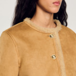 Veste en fausse fourrure