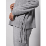 Pull tressé Tulipa GRIS CHINE CLAIR
